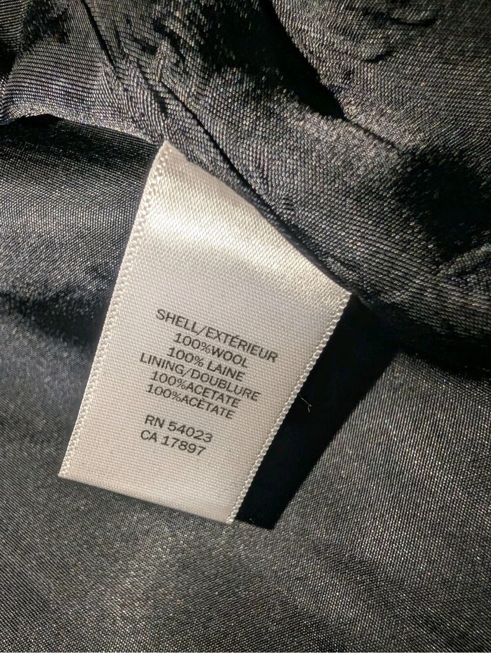 Banana Republic Jacket Blazer Mens 44R Wool Gray